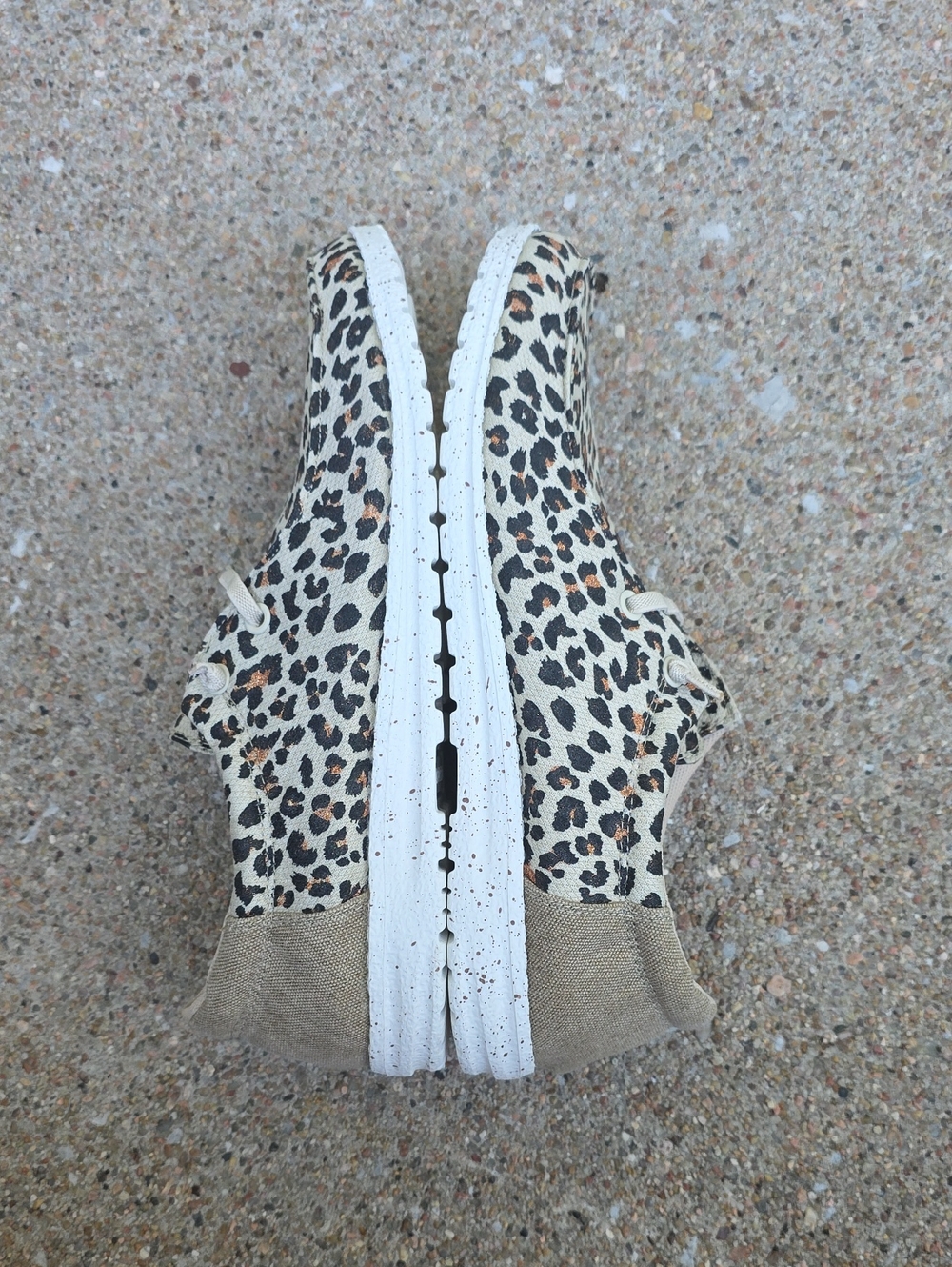 Roper Hang Loose Low Glitter Cheetah Leopard Chukka Loafer Shoes Size 9.5 - Picture 7 of 12
